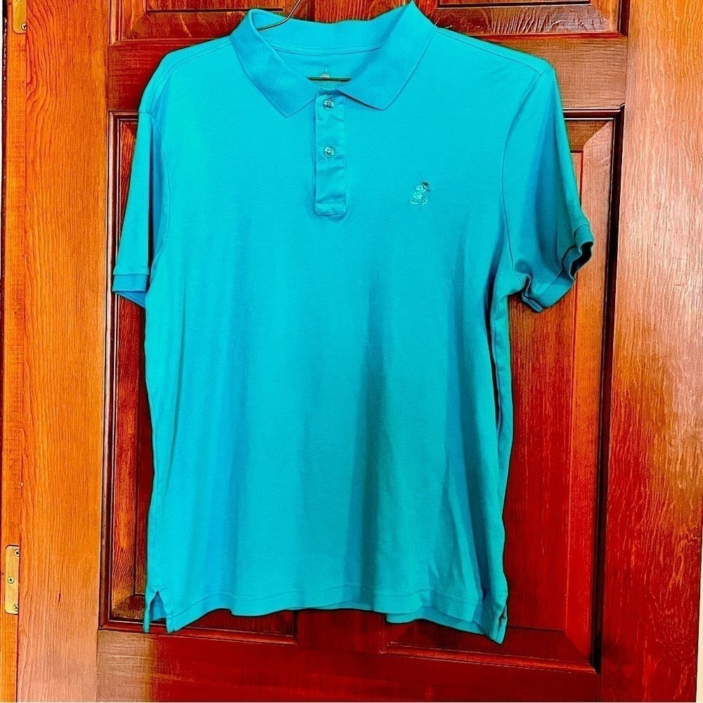 Disney Parks authentic original modern fit men’s polo shirt sz L lightweight New